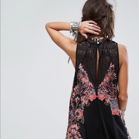 Sexy Free People Marsha Printed Slip Dress NWT - Picture 2 of 8